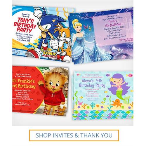 PARTY INVITATION 8 PACK 501