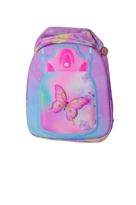 PRE SCHOOL BAG - BUTTERFLY PINK