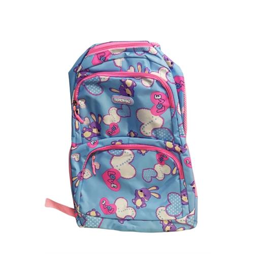 SCHOOL BAG - BUNNY LIGHT BLUE