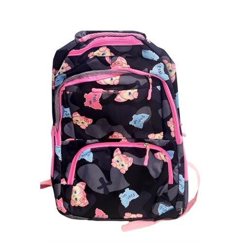 SCHOOL BAG - KITTEN BLACK