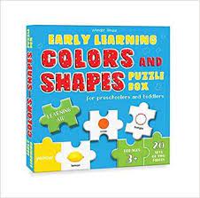 EARLY LEARNING COLORS AND SHAPES PUZZLE BOX