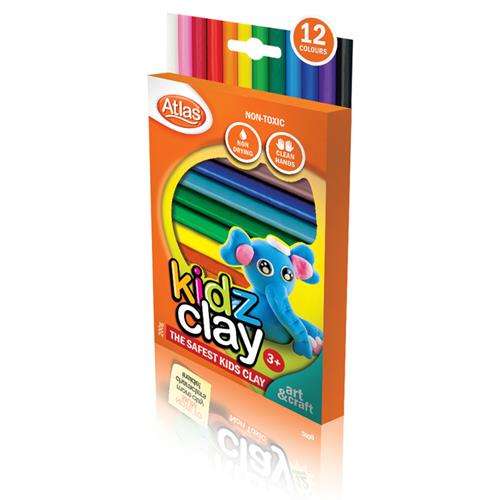 CLAY - ATLAS KIDZ CLAY 12 COLOURS