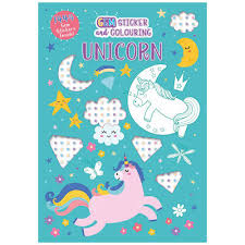 GEM COLOURING BOOK UNICORN