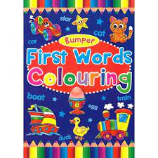 BUMPER - FIRST WORDS COLOURING