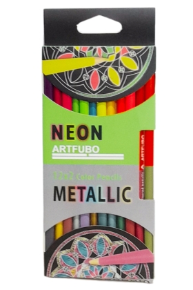 ARTFUBO NEON AND METTALIC COLOUR 12 - 652