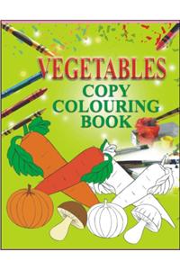 COPY COLOURING BOOK - VEGETABLES