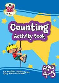 counting activity book for ages 4-5 (reception)