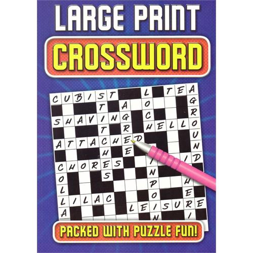 LARGE PRINT CROSSWORD