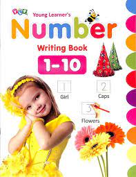 NUMBER WRITING BOOK - 1 - 10