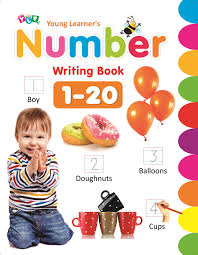 NUMBER WRITING BOOK - 1 - 20