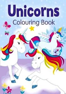 UNICORNS COLOURING BOOK (PURPLE)