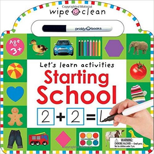 WIPE CLEAN - LETS LEARN ACTIVITIES - STARTING SCHOOL