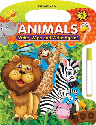 WRITE AND WIPE BOOK ANIMALS