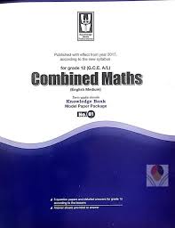 GRADE 12 - COMBINED MATHS - ENG MED