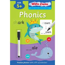 WIPE CLEAN BOOK PHONICS