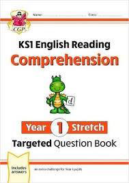 ks1 english year 1 strecth reading compreshension targeted question book (with answers)