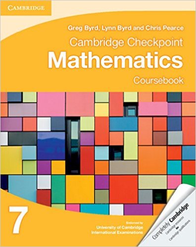 Cambridge Checkpoint Mathematics Coursebook 7