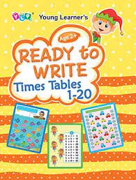 READY TO WRITE TIMES TABLES 1 20