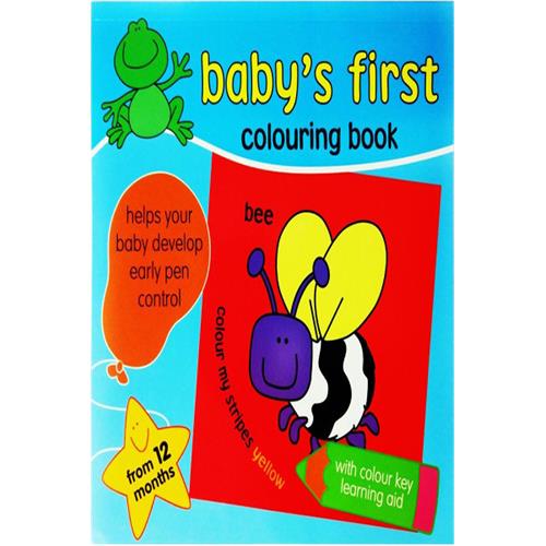 BABYS FIRST COLOURING BOOK - ASSORTED