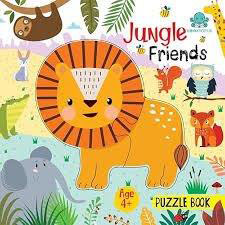 jungle friends puzzle books