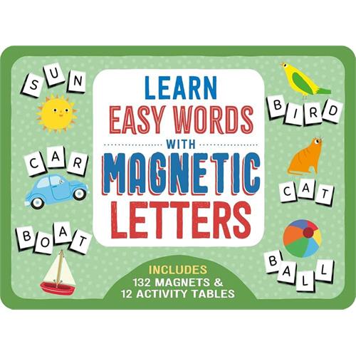 LEARN EASY WORDS WITH MAGNETIC LETTERS