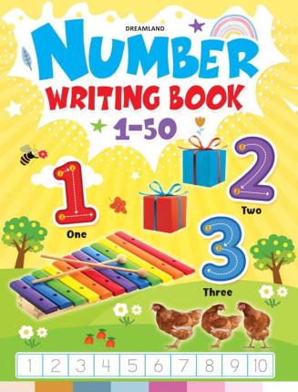 NUMBER WRITING BOOK 1-50