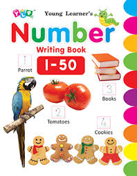 NUMBER WRITING BOOK - 1 - 50