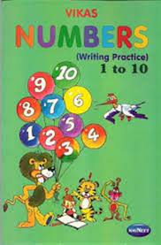 VIKAS NUMBERS WRITING PRACTICE 1 TO 10