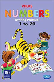 VIKAS NUMBERS WRITING PRACTICE 1 TO 20