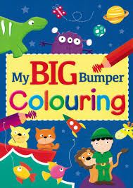 MY BIG BUMPER COLOURING (BLUE)