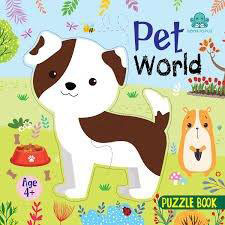 pet world-puzzle book