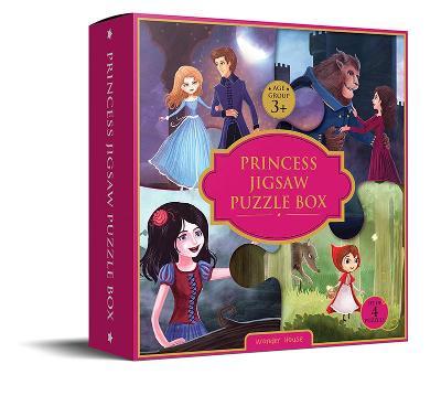 PRINCESS JIGSAW PUZZLE BOX - 4 IN 1 BOX SET