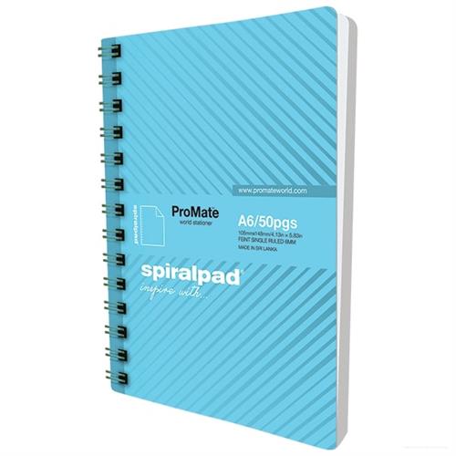 NOTE BOOK - A6 SPIRAL LONG PRO