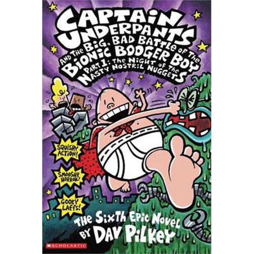 CAPTAIN UNDERPANTS - NIGHT OF THE NASTY NOSTRIL NUGGETS