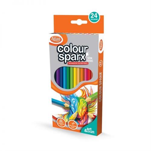 COLOUR PENCIL - ATLAS SPARX 24 COLOUR