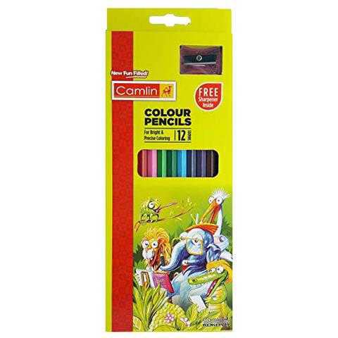 COLOUR PENCIL - CAMLIN 12 COLOUR