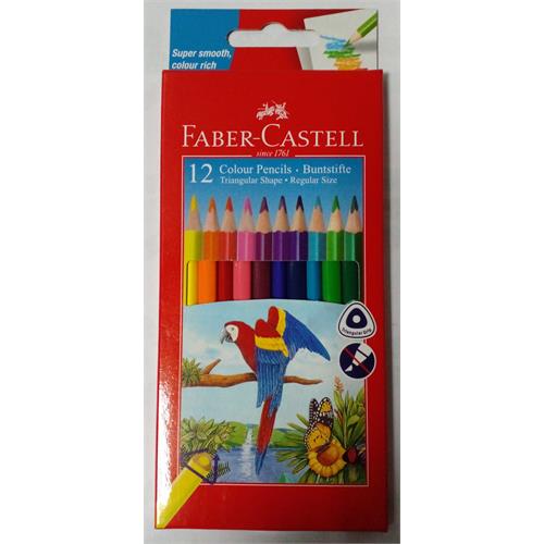 COLOUR PENCIL - FABER CASTELL 12 COL