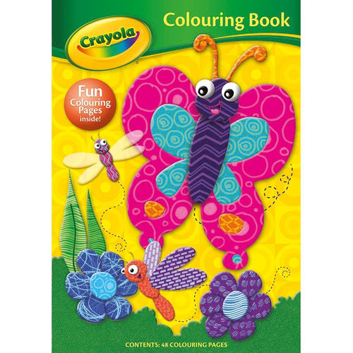 CRAYOLA - COLOURING BOOK BUTTERFLY