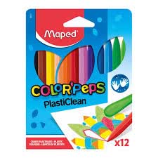 CRAYONS - COLOR PEPS SMART PLASTIC 12 CO