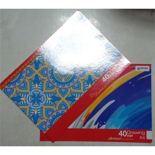 DRAWING BOOK - 40 PGS A4 RATHNA