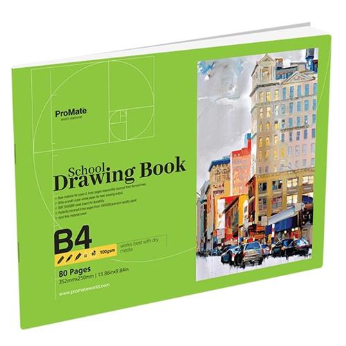DRAWING BOOK - 80PGS B4 PRO