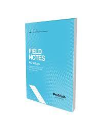 NOTE BOOK - PROMATE 160 PGS FIELD NOTE B