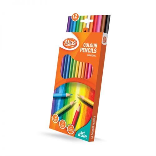 PENCIL - ATLAS 12 COLOURS