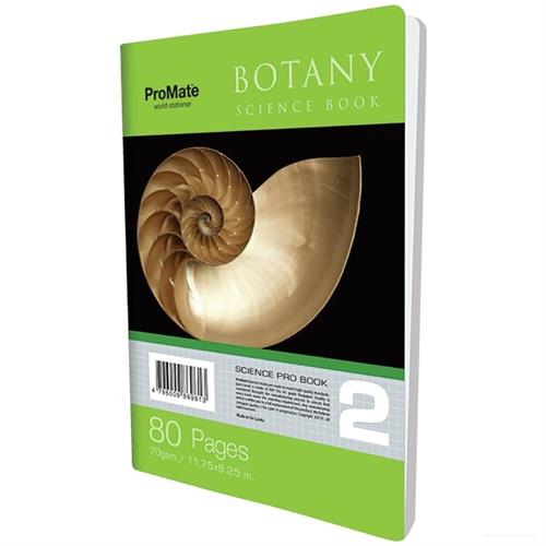 SCIENCE BOOK - 80 PGS BOTANY PRO