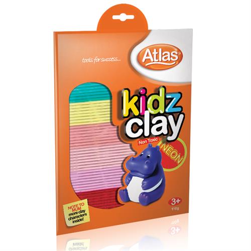 ATL KIDDY CLAY NEON 12PKT