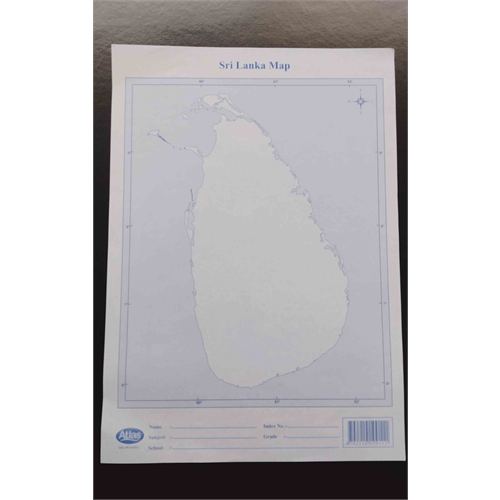 ATL PAPER MAP SL. OUTLINE 100 SH - 0040