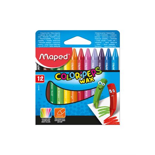 COLOR PEPS WAX CRAYON X 12
