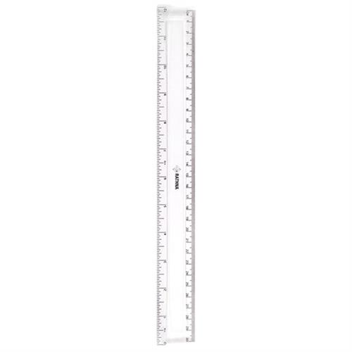 MANGO 12 PLASTIC RULER CLEAR (MODEL NO_1258)