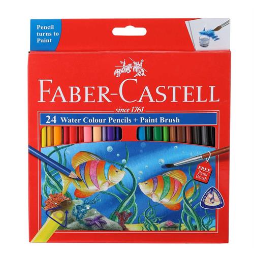 WATER COLOUR PENCILS FULL LENGHT BOX OF 24