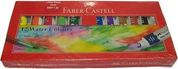 WATER COLOUR - STUDENT SET OF 12 FABER CASTELL